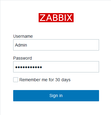 Zabbix̃OCʂg