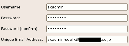 scalix:Ǘ҃[U[̓o^̊g}